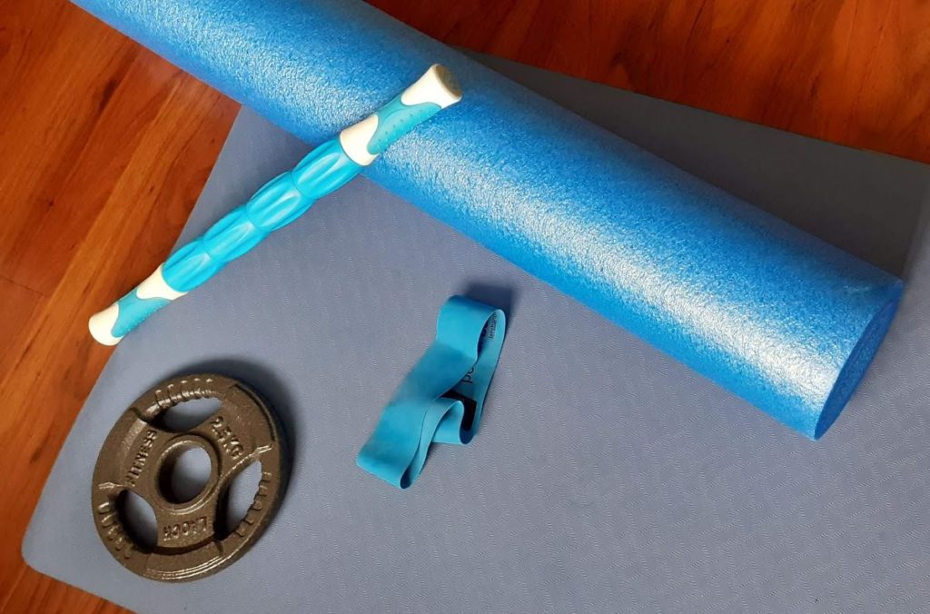 foam rolling during running cool-down