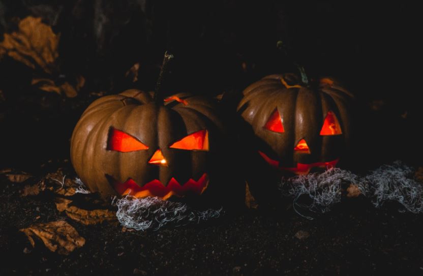 halloween, October seasonal fuits and vegetables