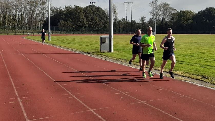 Track session at Interval pace