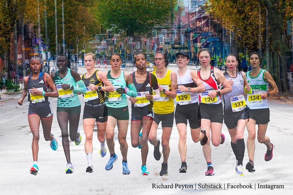 Dublin Marathon 2023 - top 10 female - Richard Peyton