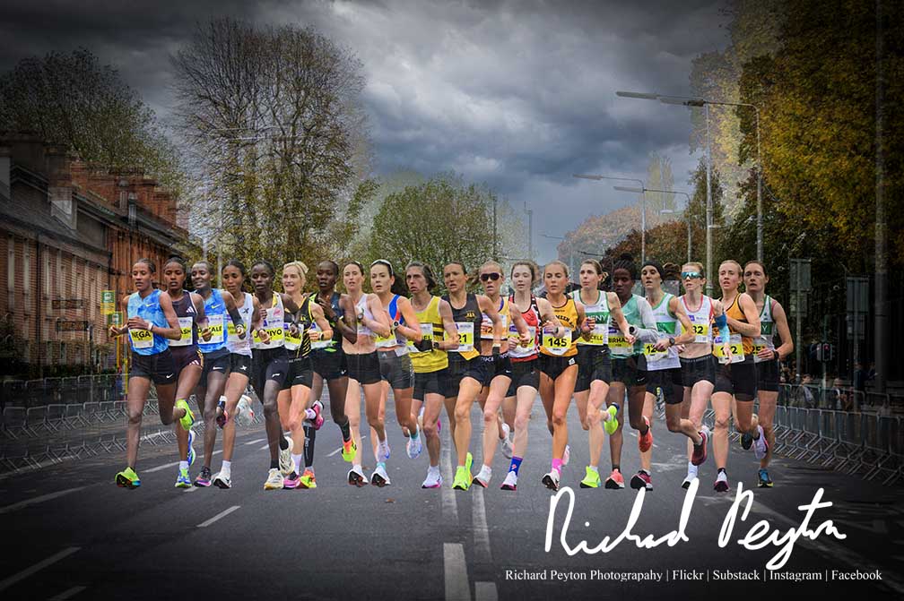 Dublin Marathon 2024 - top 20 women - Richard Peyton