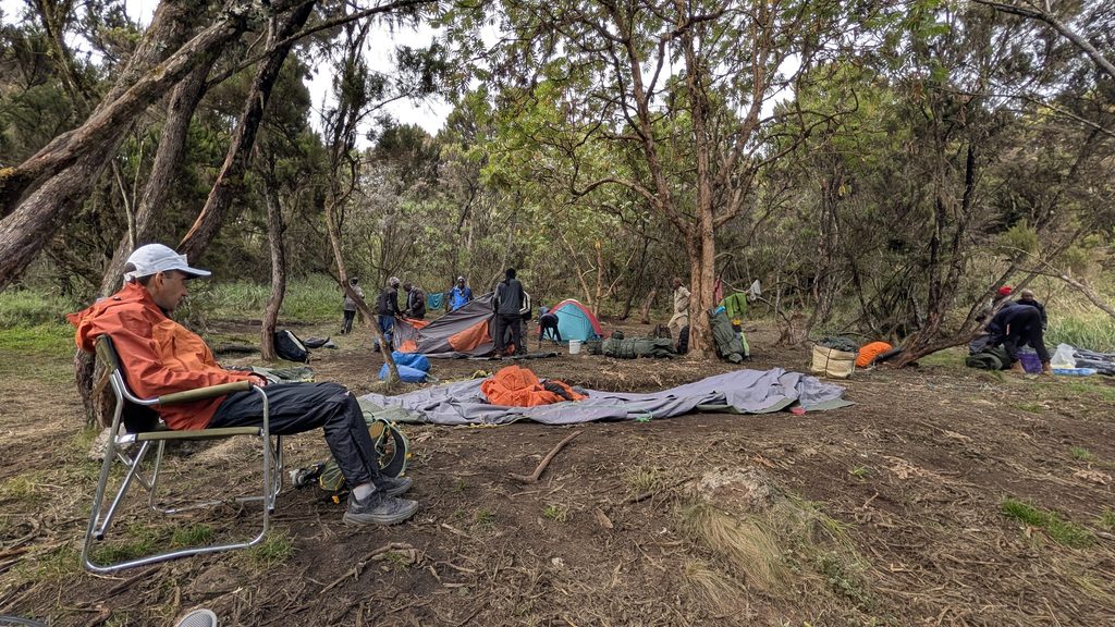 Machame Camp - Campsite