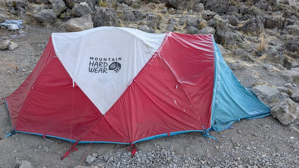 frozen tent