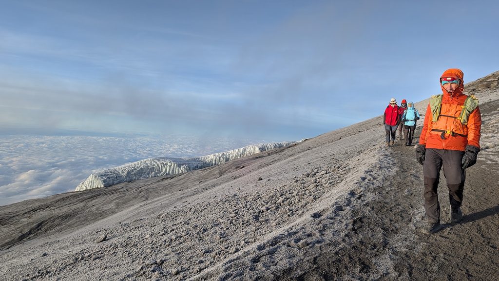 Kilimandjaro glacier